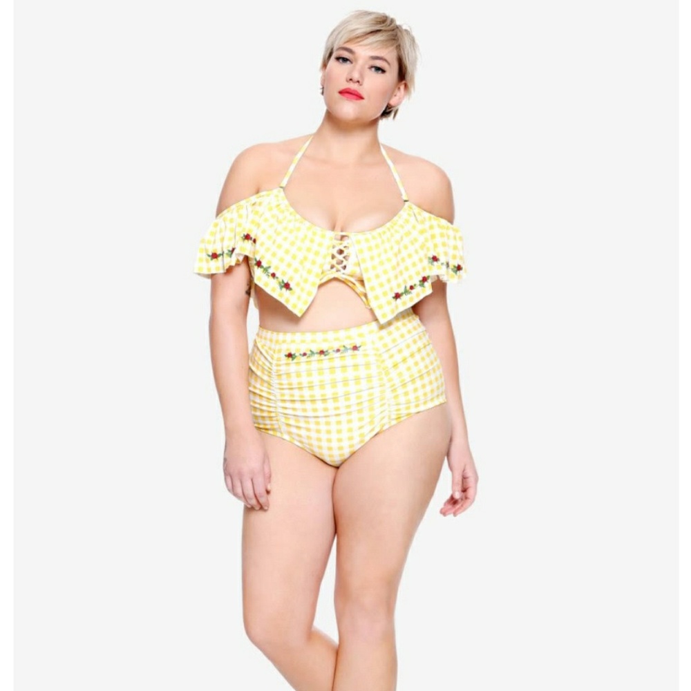 Hot Topic 2 pc swimsuit Beauty and The Beast